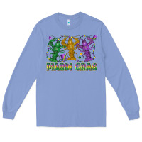 Colony Blue mardi gras crawfish Long Sleeve Tee - LillyAllenDesigns