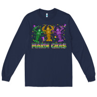 Navy mardi gras crawfish Long Sleeve Tee - LillyAllenDesigns