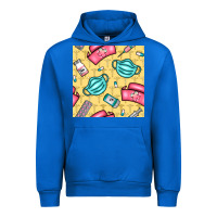 Cobalt nurse medicine seamless pattern Urban Hoodie - BundleAndBundleShop