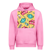 Fuchsia Pink nurse medicine seamless pattern Urban Hoodie - BundleAndBundleShop