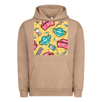 Pigment Burro nurse medicine seamless pattern Urban Hoodie - BundleAndBundleShop