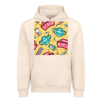 Sandshell nurse medicine seamless pattern Urban Hoodie - BundleAndBundleShop