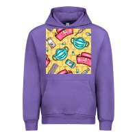 Tulip nurse medicine seamless pattern Urban Hoodie - BundleAndBundleShop