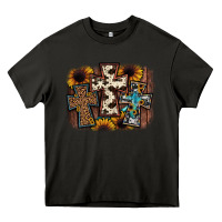 Asphalt cross background Heavy Core Tee - JahusDesignShop