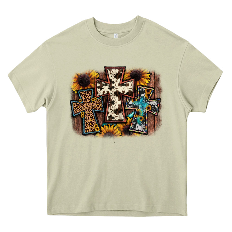Cross Background Heavy Core Tee by JahusDesignShop | Teevron