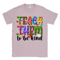 Lilac teach them to be kind Classic Tee - NancyCooperArtShop