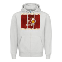 Dove Grey i'm just here for the butterbeer Zipper Hoodie - TumblerDesignByShophia