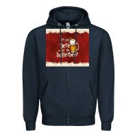 Navy i'm just here for the butterbeer Zipper Hoodie - TumblerDesignByShophia