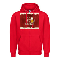 Red i'm just here for the butterbeer Zipper Hoodie - TumblerDesignByShophia