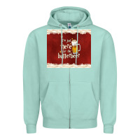 Seafoam i'm just here for the butterbeer Zipper Hoodie - TumblerDesignByShophia