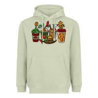 Matcha Mexican coffee cups Mexico Heavyweight Hoodie - HowdyJamesFarm