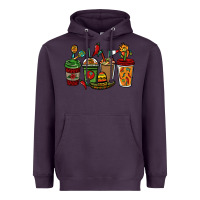 Plum Mexican coffee cups Mexico Heavyweight Hoodie - HowdyJamesFarm