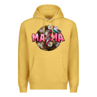 Antique Gold Mama lightning bolt Mother's Day Premium Hoodie - CowGirlArtShop