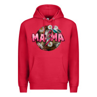 Cardinal Mama lightning bolt Mother's Day Premium Hoodie - CowGirlArtShop