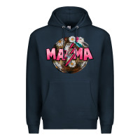 Navy Mama lightning bolt Mother's Day Premium Hoodie - CowGirlArtShop