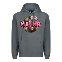 Rock Mama lightning bolt Mother's Day Premium Hoodie - CowGirlArtShop