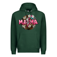 Sports Green Mama lightning bolt Mother's Day Premium Hoodie - CowGirlArtShop