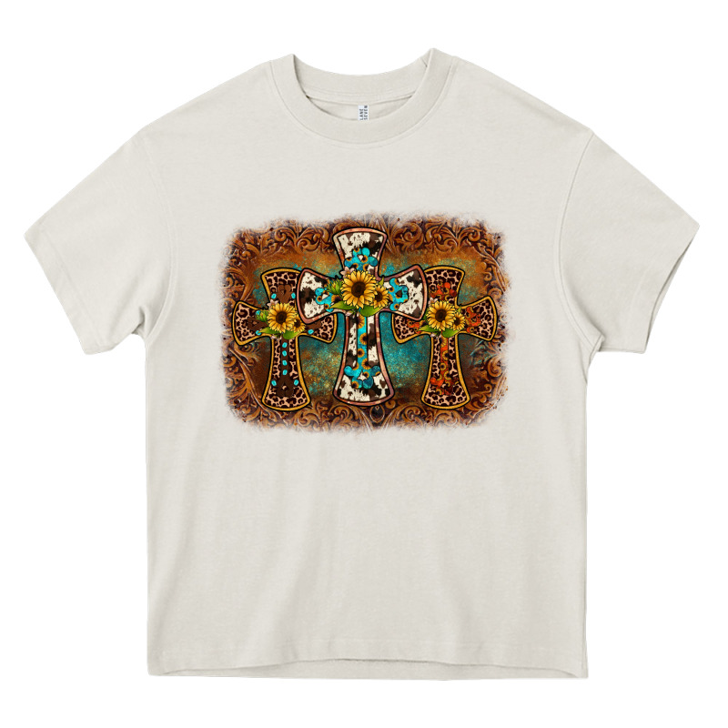 Cross Backgraund Heavy Core Tee by JahusDesignShop | Teevron