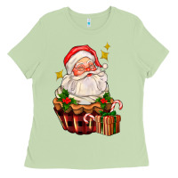 Matcha santa claus cupcake Ladies Tee - AdoDesignShop