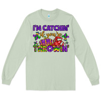 Matcha i m catchin if you re throwin Long Sleeve Tee - LillyAllenDesigns