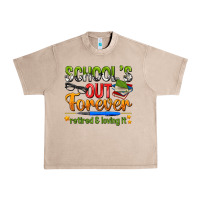 French Oak schools out forever Urban Heavy Tee - NancyCooperArtShop