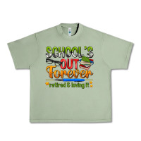 Oil Green schools out forever Urban Heavy Tee - NancyCooperArtShop