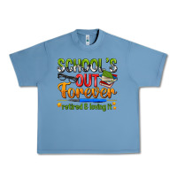 Pebble Blue schools out forever Urban Heavy Tee - NancyCooperArtShop