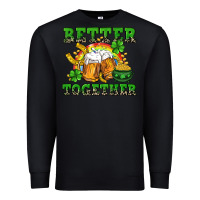 Black Better together St. Patrick's Day Premium Sweatshirt - CowGirlArtShop