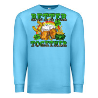 Ocean Blue Better together St. Patrick's Day Premium Sweatshirt - CowGirlArtShop