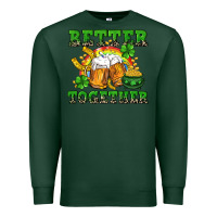 Sports Green Better together St. Patrick's Day Premium Sweatshirt - CowGirlArtShop