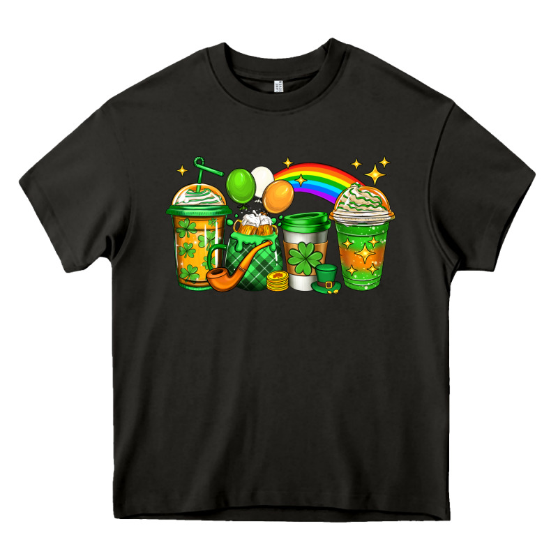 St Patricks Coffee Heavy Core Tee by Jasminsmagicworld | Teevron