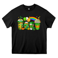 Black st patricks coffee Heavy Core Tee - Jasminsmagicworld