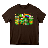 Chocolate Brown st patricks coffee Heavy Core Tee - Jasminsmagicworld
