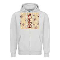 Dove Grey hogwarts with letters Zipper Hoodie - TumblerDesignByShophia