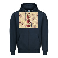 Navy hogwarts with letters Zipper Hoodie - TumblerDesignByShophia