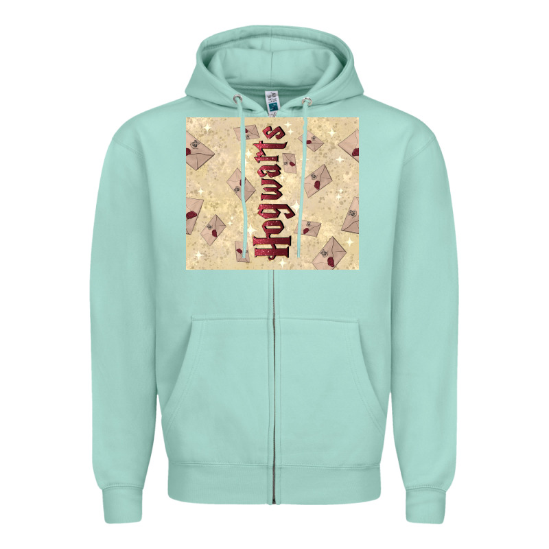 Hogwarts With Letters Zipper Hoodie by TumblerDesignByShophia | Teevron