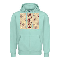 Seafoam hogwarts with letters Zipper Hoodie - TumblerDesignByShophia