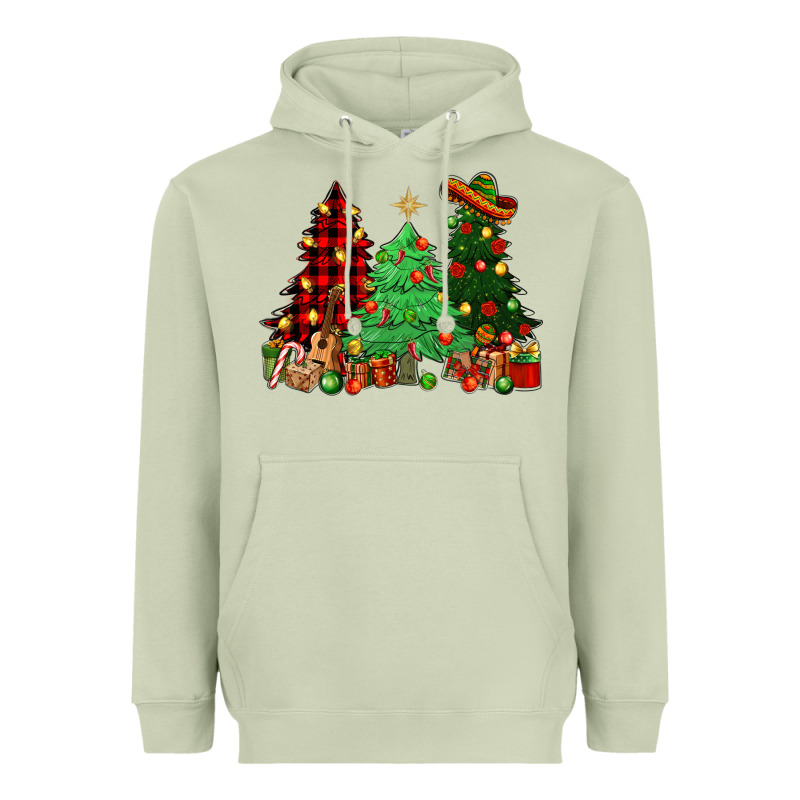 Mexican Christmas Trees Mexico Heavyweight Hoodie by HowdyJamesFarm | Teevron