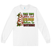 White Tree tops glisten and children listen to nothing Long Sleeve Tee - RanaPortraitStore