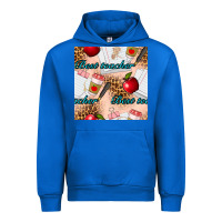 Cobalt Best Teacher Seamless Pattern Urban Hoodie - BundleAndBundleShop
