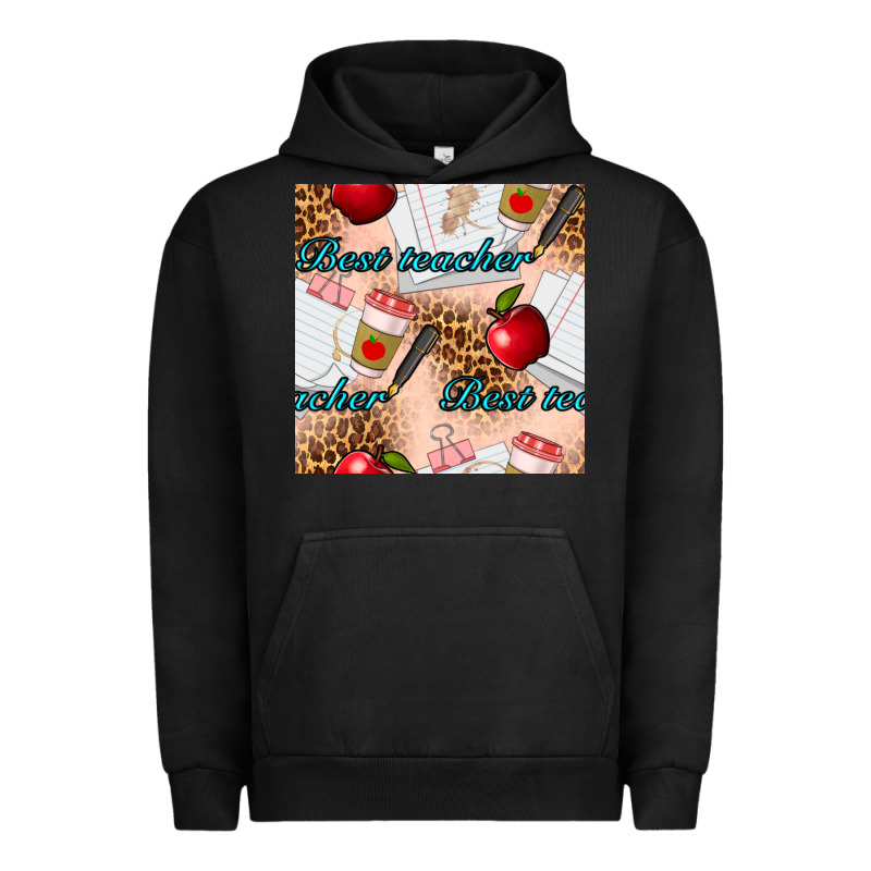 Best Teacher Seamless Pattern Urban Hoodie by BundleAndBundleShop | Teevron
