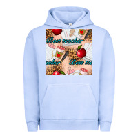 Pigment Grape Ice Best Teacher Seamless Pattern Urban Hoodie - BundleAndBundleShop