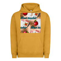 Pigment Peanut Butter Best Teacher Seamless Pattern Urban Hoodie - BundleAndBundleShop
