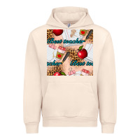 Sandshell Best Teacher Seamless Pattern Urban Hoodie - BundleAndBundleShop