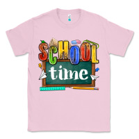 Bubblegum Pink school time Classic Tee - NancyCooperArtShop