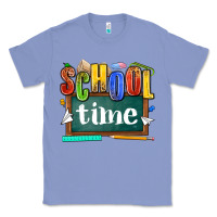 Colony Blue school time Classic Tee - NancyCooperArtShop