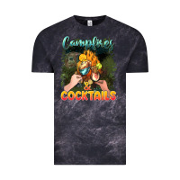 Cloud Black campfirescocktails Vintage Tee - NancyCooperArtShop