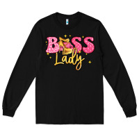 Black boss lady Long Sleeve Tee - LillyAllenDesigns