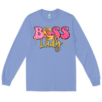 Colony Blue boss lady Long Sleeve Tee - LillyAllenDesigns