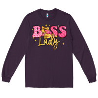 Plum boss lady Long Sleeve Tee - LillyAllenDesigns